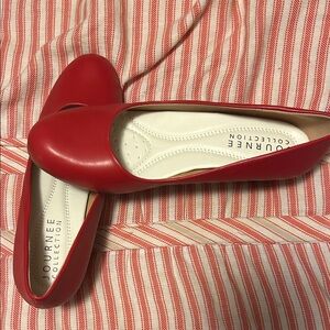Journee Collection Red Women's Flats